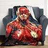1pc Flash Superhero Blanket Lightweight Flannel Throw For Sofa, Bed, Travel, Livingroom, Office, Couch, Chair, And Bed