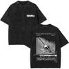 Washed Vintage Tame Impala Graphic Print T-shirts Men's Clothing Pop Rock T-shirt Men Women Fashion Retro T Shirt