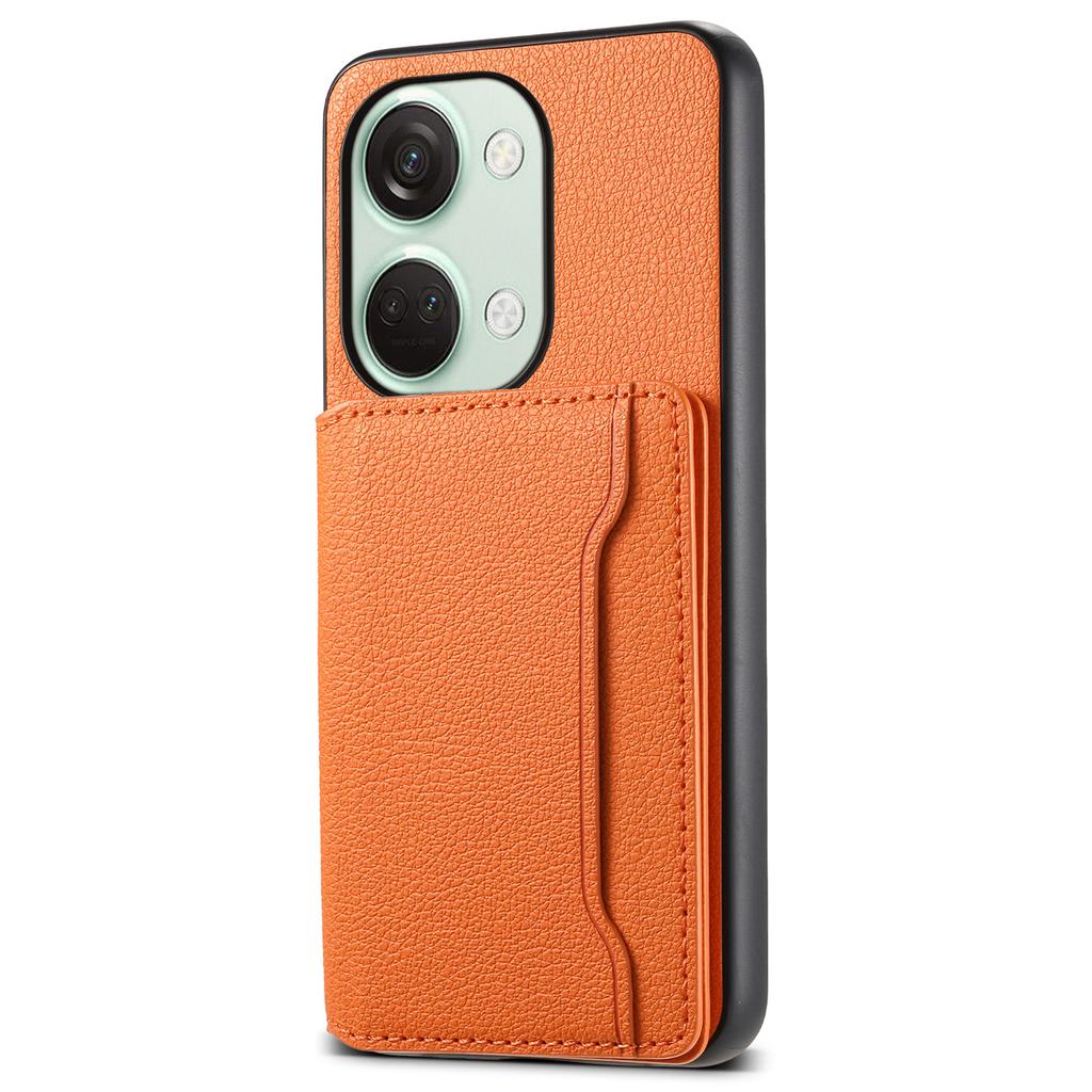 For OnePlus Ace 2V/Nord 3 5G Phone Case Leather+PC+TPU Card Slot Protective Shell