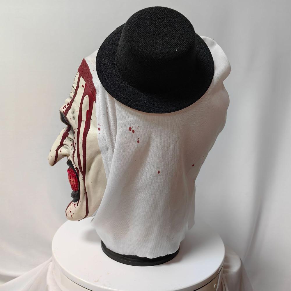 Měkký klobouk Kryt hlavy klauna Realistické masky na kostým pro hraní rolí Halloweenská maska krvavého klauna Líčení
