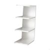 3 Tier Desk Bookshelf, Corner Book Organizer, Office Display Stand, for Bedroom