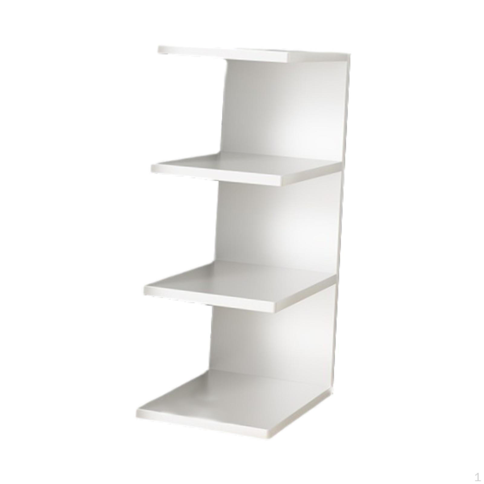 

3 Tier Desk Bookshelf, Corner Book Organizer, Office Display Stand, for Bedroom