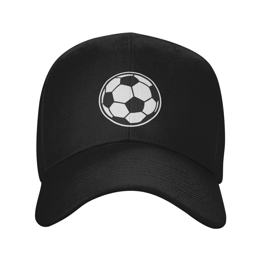 Unisex Baseball Hats Soccer Ball  Football Icon Outdoor Streetwear Summer Sports Baseball Caps Hip Hop Cap Casquette Hats