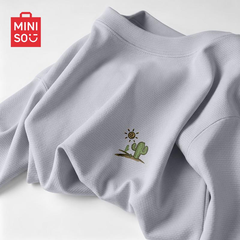 MINISO Men s Summer Quick-Dry Cooling T-shirt 5XL