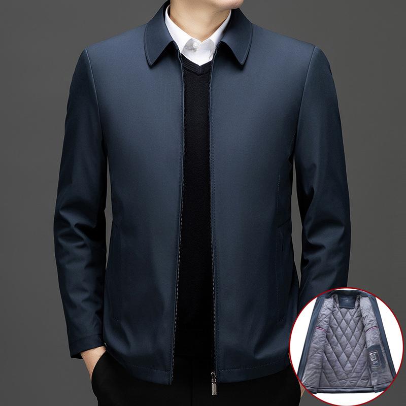 

Съемная подкладка хлопковая куртка мужская куртка для папы повседневная куртка для мужчин среднего и пожилого возраста утолщенная бархатная куртка модная 4XL