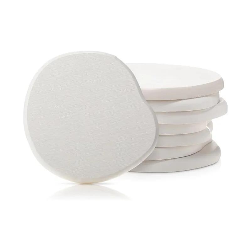 4PCS/8pcs Diatomite Coasters Set Unique Absorbent Drink Coasters Modern Desk Cup Mats for Office Home Use