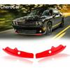 2x Front Bumper Lip Splitter Protector for Dodge Challenger Scat Pack R/T GT SRT