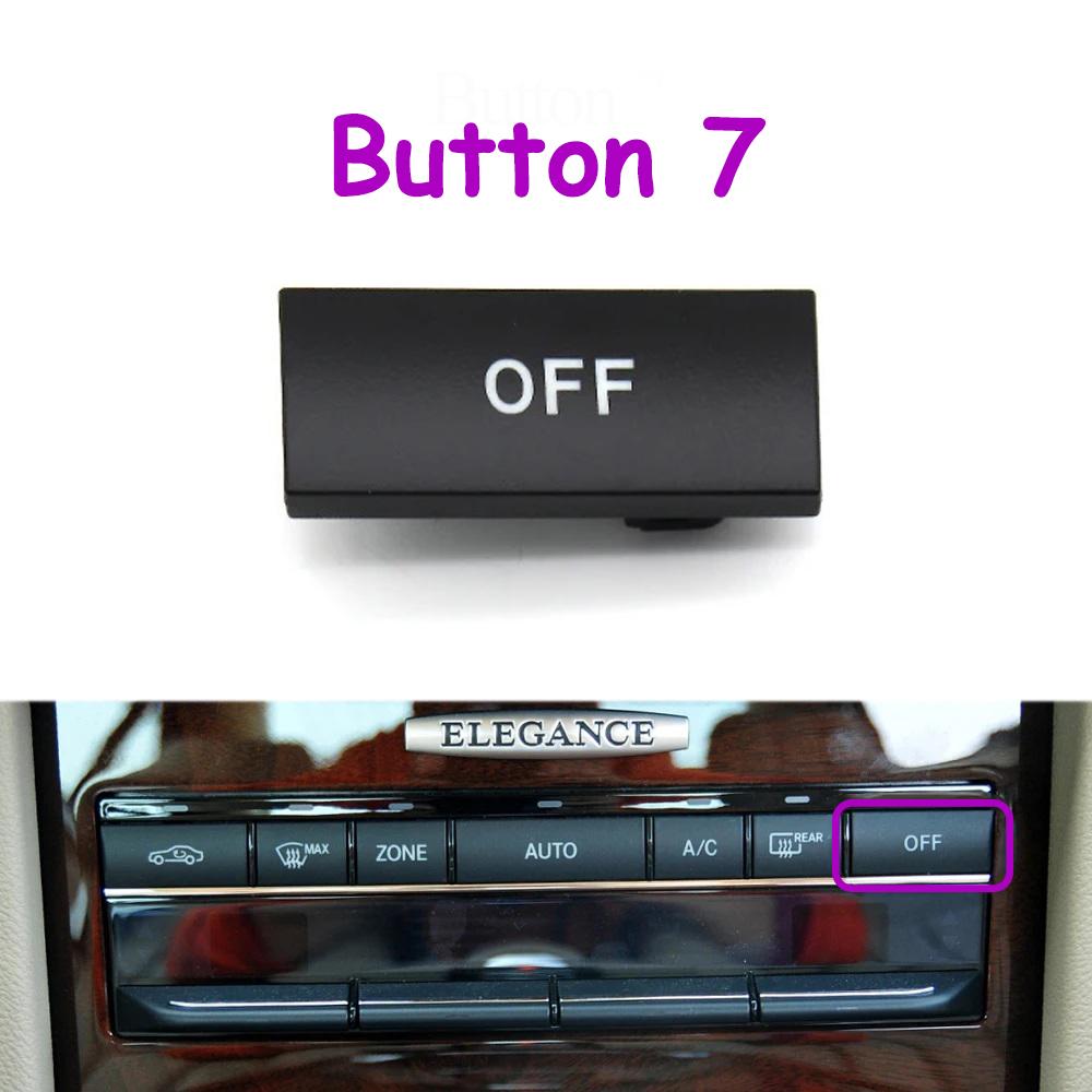 Central Console Air Conditioner AC Heater Climate Control Button Cover For Mercedes Benz E Class W212 W207 E200 E250 E300 E350