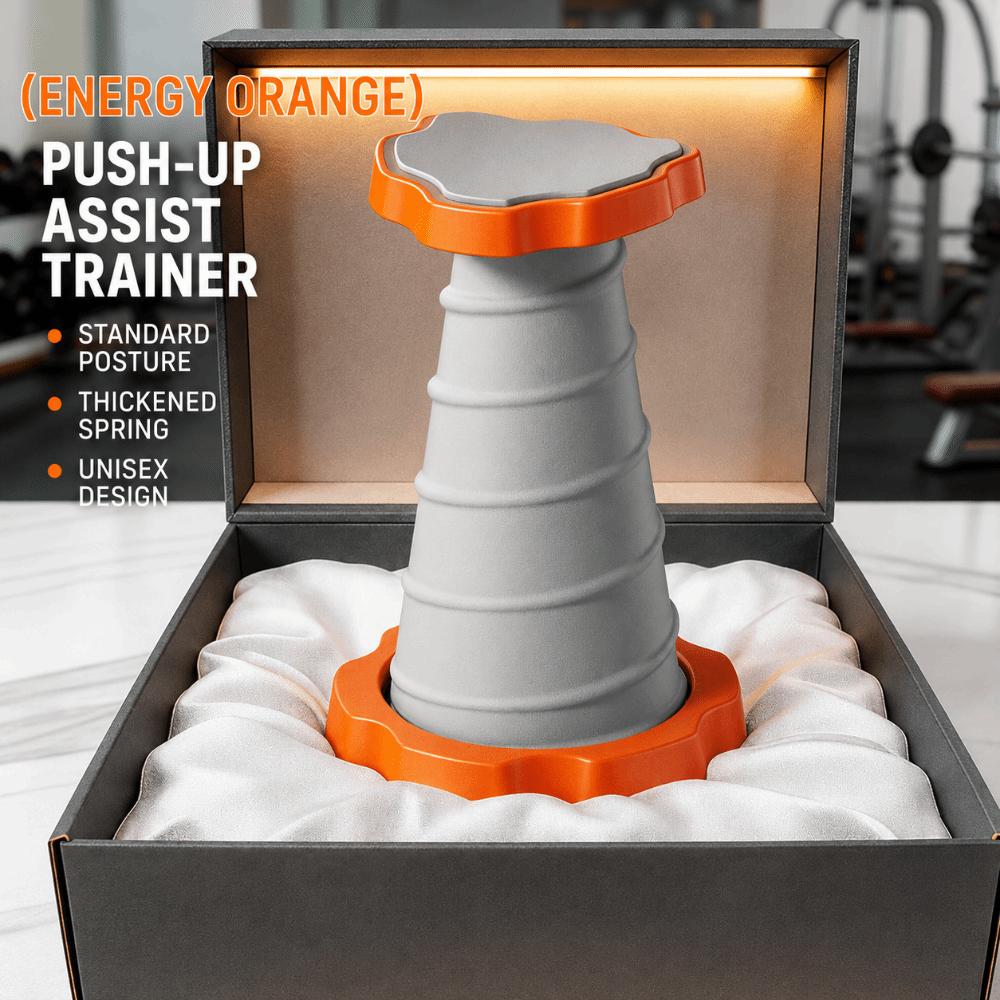 Elastic Rebound Push Up Assist Trainer Push-Up Auxiliary Trainer  Plank Support Training Style1-Orange