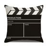 New Home Retro Movie Subtitle Sofa Office Linen Pillow Cover Cushion Cover