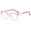 2026 New Fashion Square Reading Glasses Women Metal Frame Anti Blue Light Eyeglasses okulary do czytania damskie occhiali da