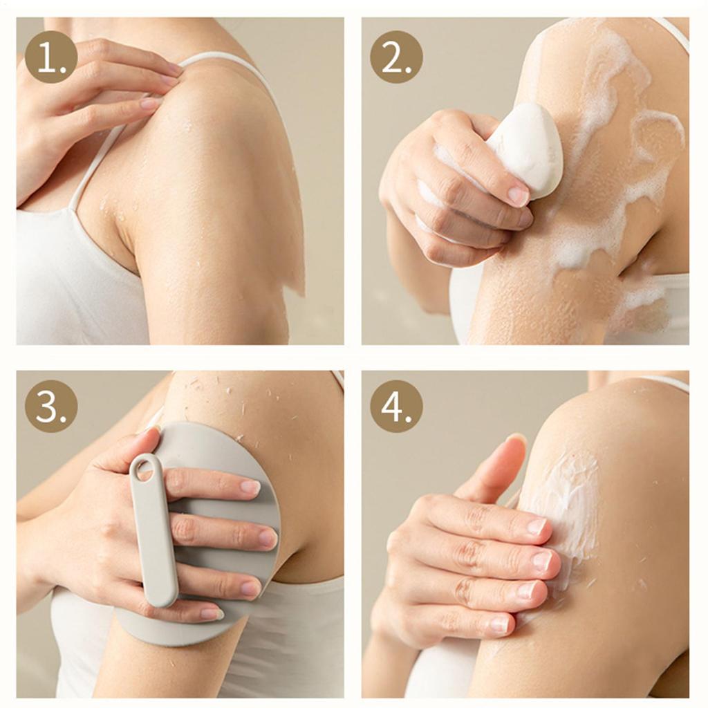 Body Scrubber 1PC Silicone Body Cleansing Brush For Exfoliation Body Scrubber Shower Brush Body Skin Remover Exfoliante Clean
