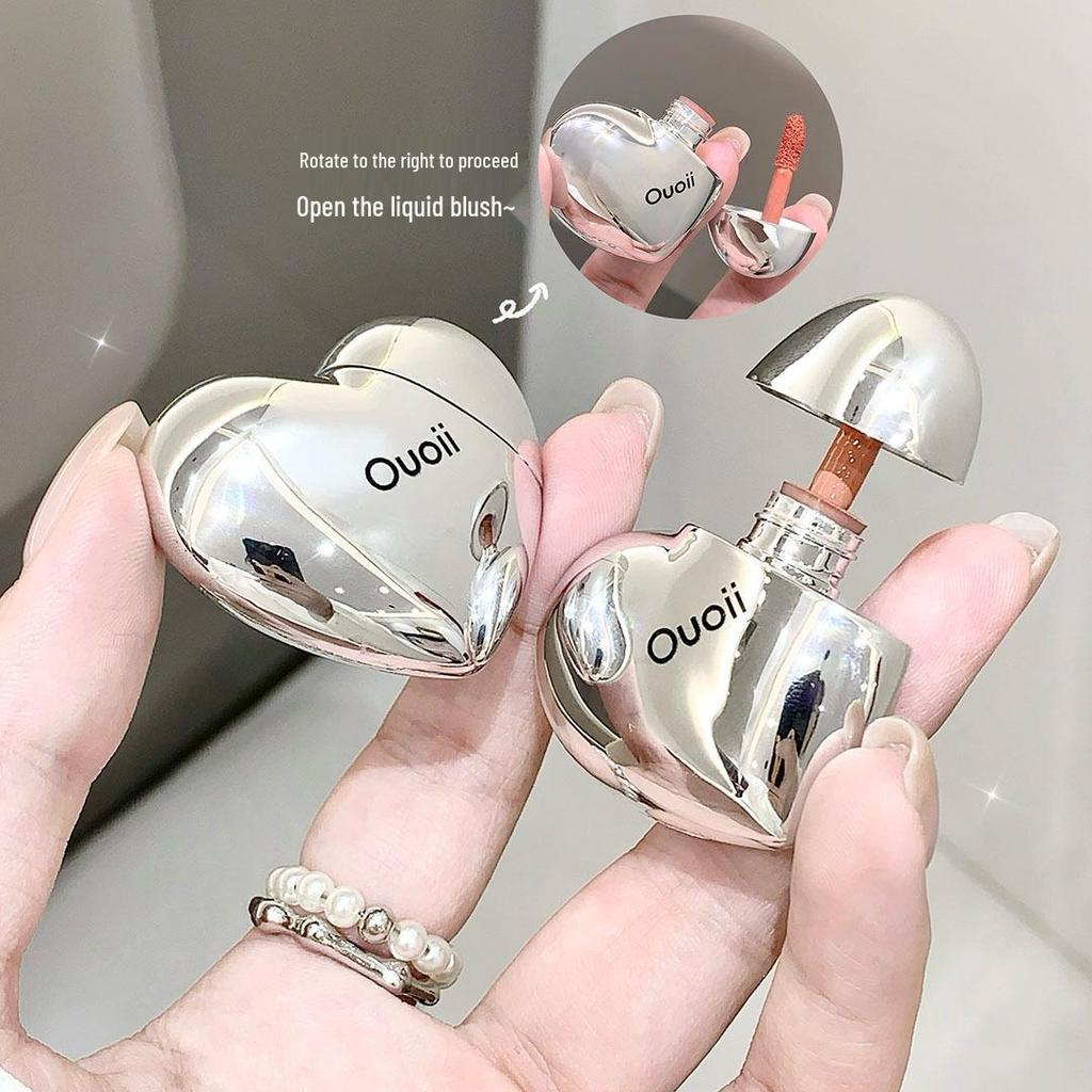 OUOII Heartbeat Blush Matte Liquid Multi-Use Cream Lipstick & Makeup Blush