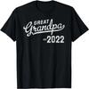 Mens Promoted To Great Grandpa 2022 First Time Great Grandpa T-Shirt