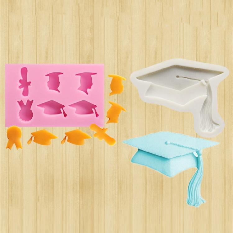DIY Graduation Cap Baking Mold Birthday Cookie Tools Cake Decorating Tools
