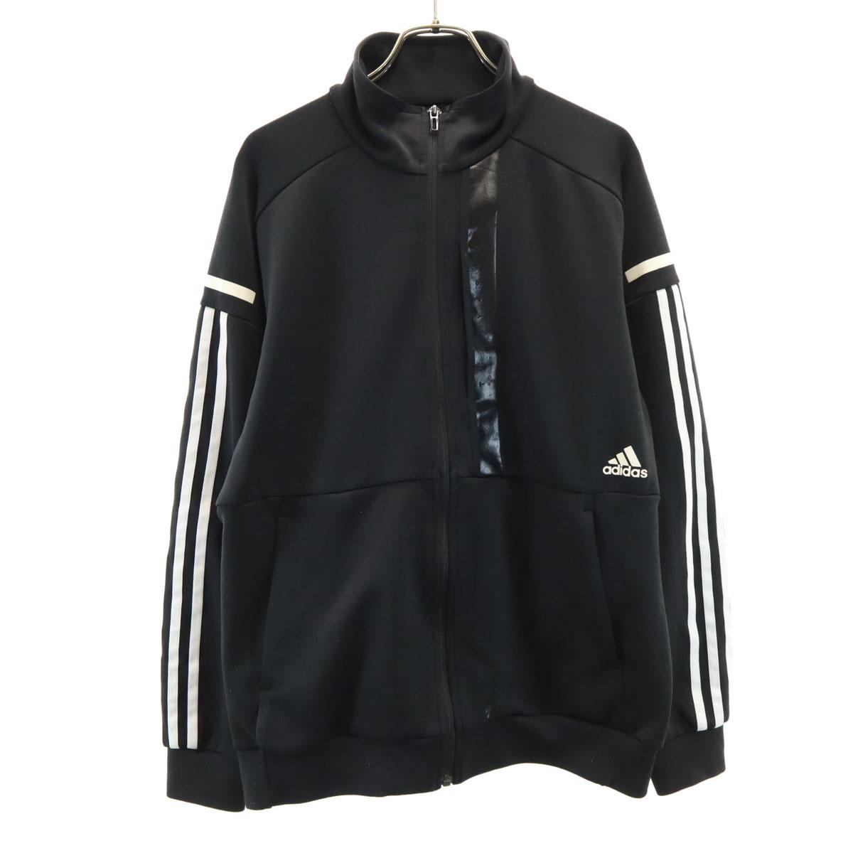

adidas Track jacket M black Jersey Men s Used