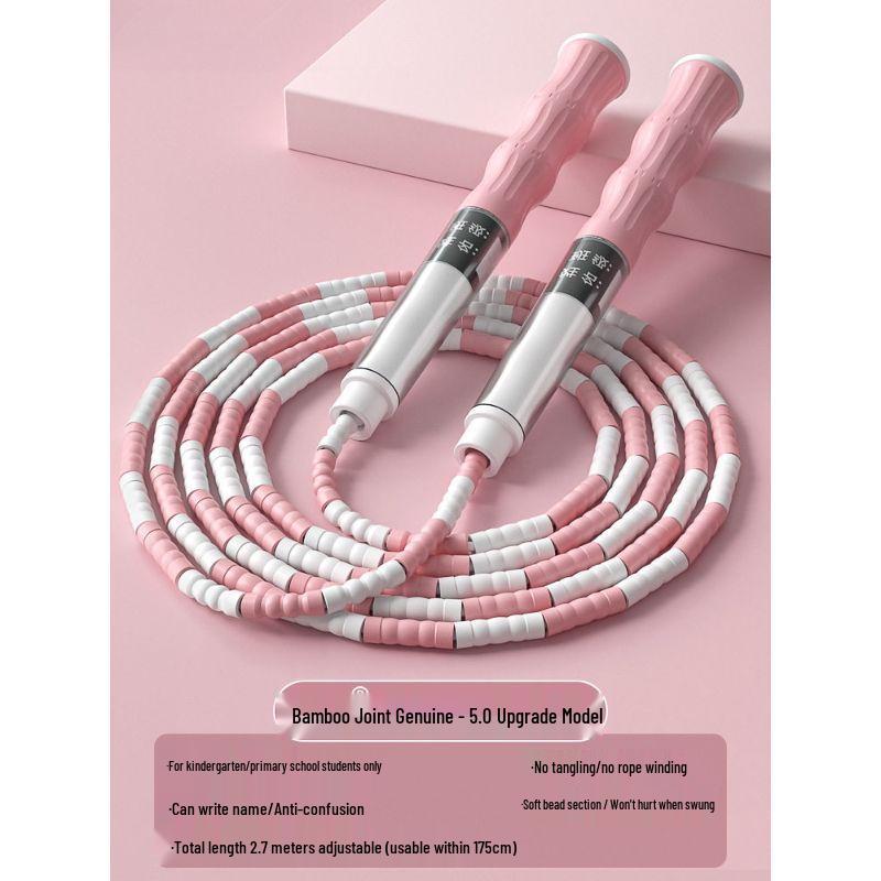 Jianli Kids Adjustable Segmented Jump Rope - Tangle-Free for PE Exams