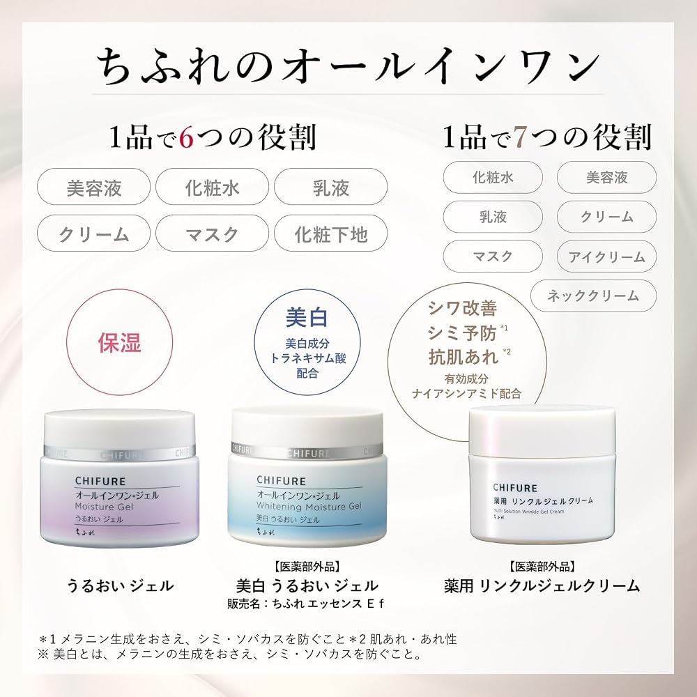 CHIFURE Tone-Up Moisture Gel Unscented 1 pcs