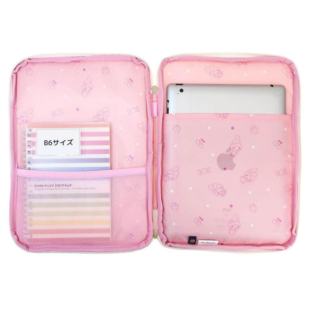 Marushin Tablet Sanrio My Kyun Fits In a School Elementary School Tablet 3825000900 Case, Melody, Heart, 10.2-inch, Bag, Student, Bag,