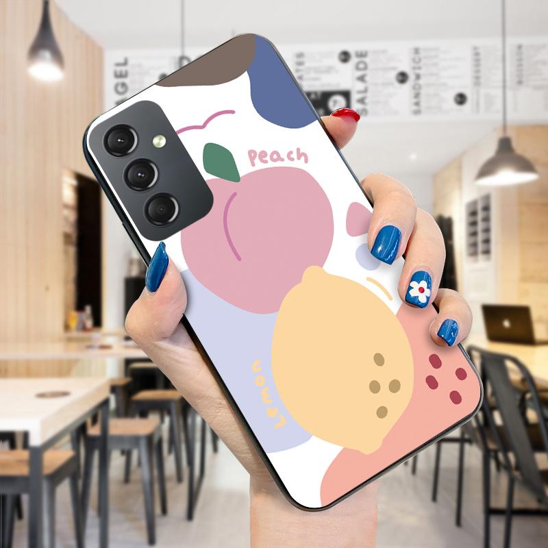 Telefonveske med malt mønster Støtsikkert, mykt silikon TPU beskyttende telefondeksel for Samsung-deksel