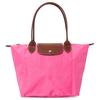 Le Pliage Logo Embossed Snap Closure Recycled Polyamide Tote Shoulder Bag Women Bags Pink L2605089P73