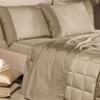 Completo Lenzuola Suite Double In Raso Di Cotone