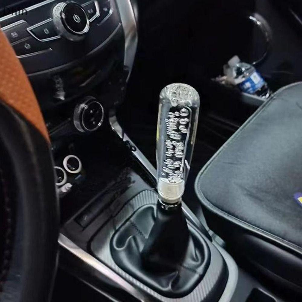 Transparent Bubble Gear Shift Knob Crystal Transparent Manual Shift Knob  Car Accessories