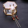Cos Props Cute Handwork Tassels Kimono Hanfu Rabbit Hair Accessories Hair Clip Hairpin