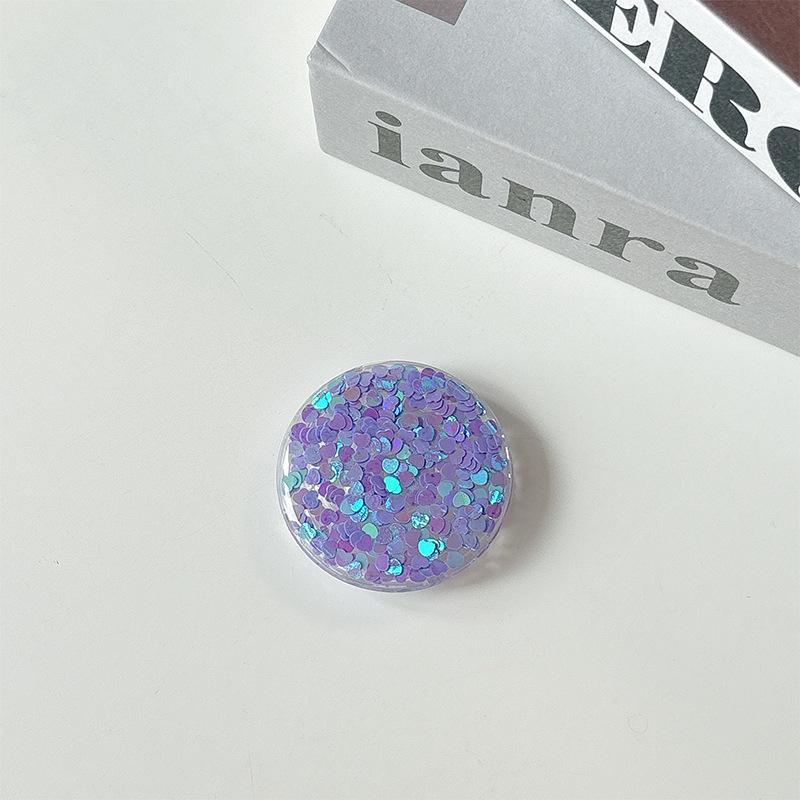 Color Sequined Mobile Phone Airbag Bracket Paste Type Small Fresh Women'S Ring Gift Party Company Logo Printing