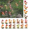 Mushroom Figurine Garden Terrarium Decor