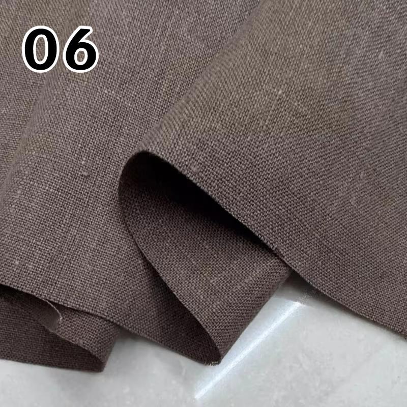 100x140cm 100% Ramie Linen Fabric High-grade Pure Hemp Natural Yarn-dyed Cloth For DIY Hanfu Pants Dress Coat Sewing Crafts