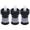 3pcs 360 Degrees  Rotating Buried Spray Nozzle G1 2 Female Thread Adjustable Watering Sprinkler for Lawn Yard Garden