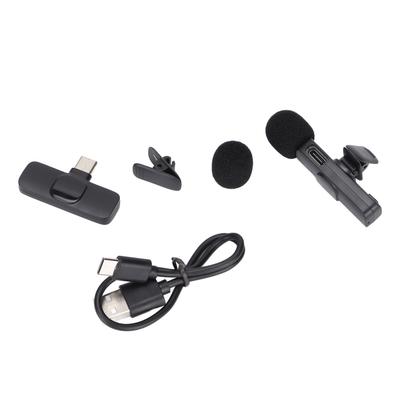 Drahtloses Mikrofon Lavalier-Ansteckmikrofon Clip-On Videomikrofon für Live-Outdoor-Mobiltelefone