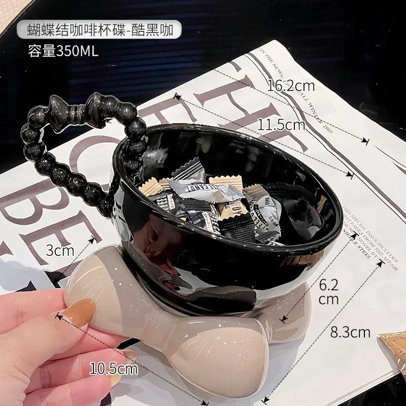 Leichter Luxus Exquisite Keramik-Kaffeetassen Einzigartige Kreativität Becher High-End Restaurant Nachmittagstee Kaffeetasse Weihnachtsgeschenke