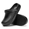 Fitville Men'S Slippers Wide Clogs Slip Resistant Fur Lined Chef Shoes Waterproof House Slipper Recovery Clogs