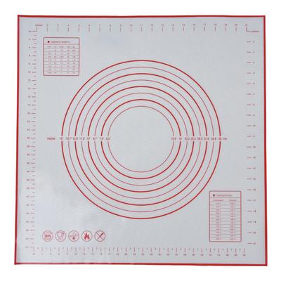 Silicone Pastry Mat 60 X 60cm/23.6 X 23.6in Fondant Mat with Measurement for Rolling Dough