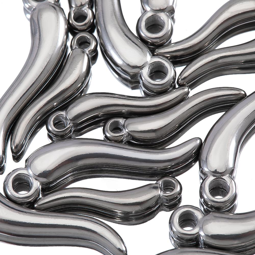 5pcs Stainless Steel Pepper Charms 15mm 20mm Enamel Vegetables Earrings Pendant for Necklaces DIY Jewelry Findings Supplies Bulk