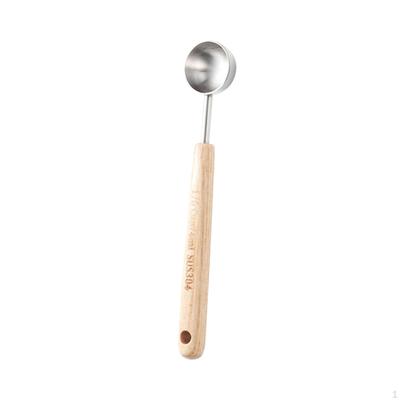 Kaffee-Messlöffel, Back- und Gewürzlöffel, Küchenutensil, Holzgriff, Messwerkzeug