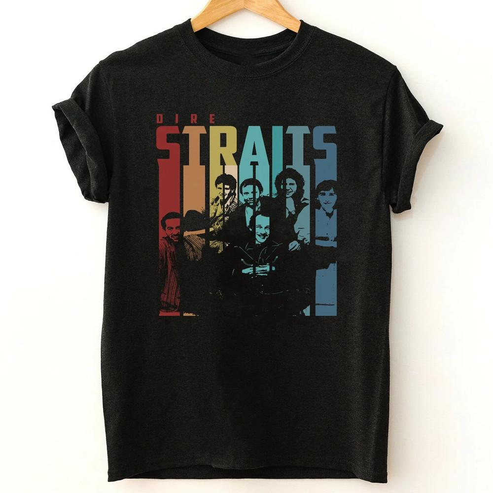 

Dire Straits band Men T-shirt Black Short Sleeve All Sizes S to 5XL 1T01 Unisex T-Shirt S