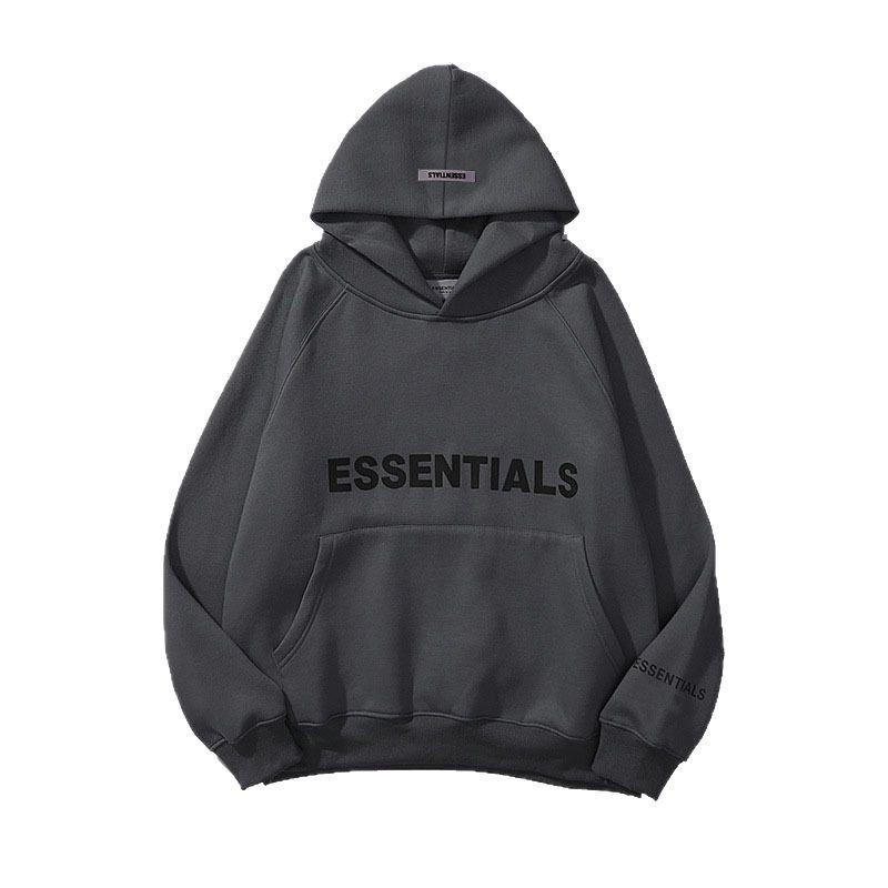 Sweat à capuche décontracté unisexe style américain avec imprimé lettres tendance