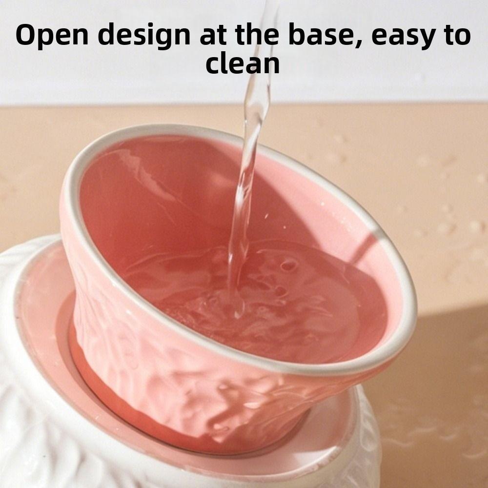 Ceramic Elevated Cat Bowl Anti-Vomiting Raised Pet Feeder Pet Food Water Bowl  Pet Supplies