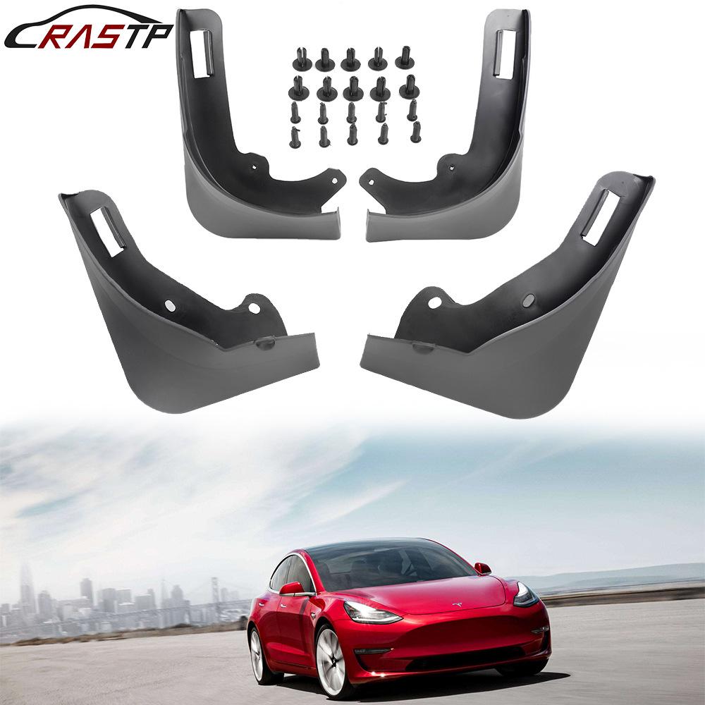 

Мягкие резиновые брызговики для задних колес Tesla Model Y 2019-2021 годов выпуска 36cm x 25cm x 12.5cm матовый черный