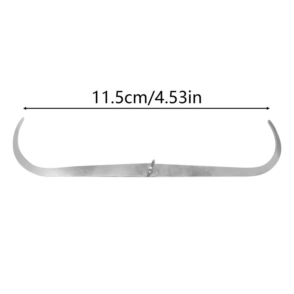 Universal Metal Measuring Ruler For Internal And External Use Stainless Steel Clay Pottery Inside Outside CaliperMeasuring Tool