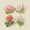 Lovely Flowers Pins For Women Girl'S Clothes Backpack Brooch Pin Plants Badge Gifts