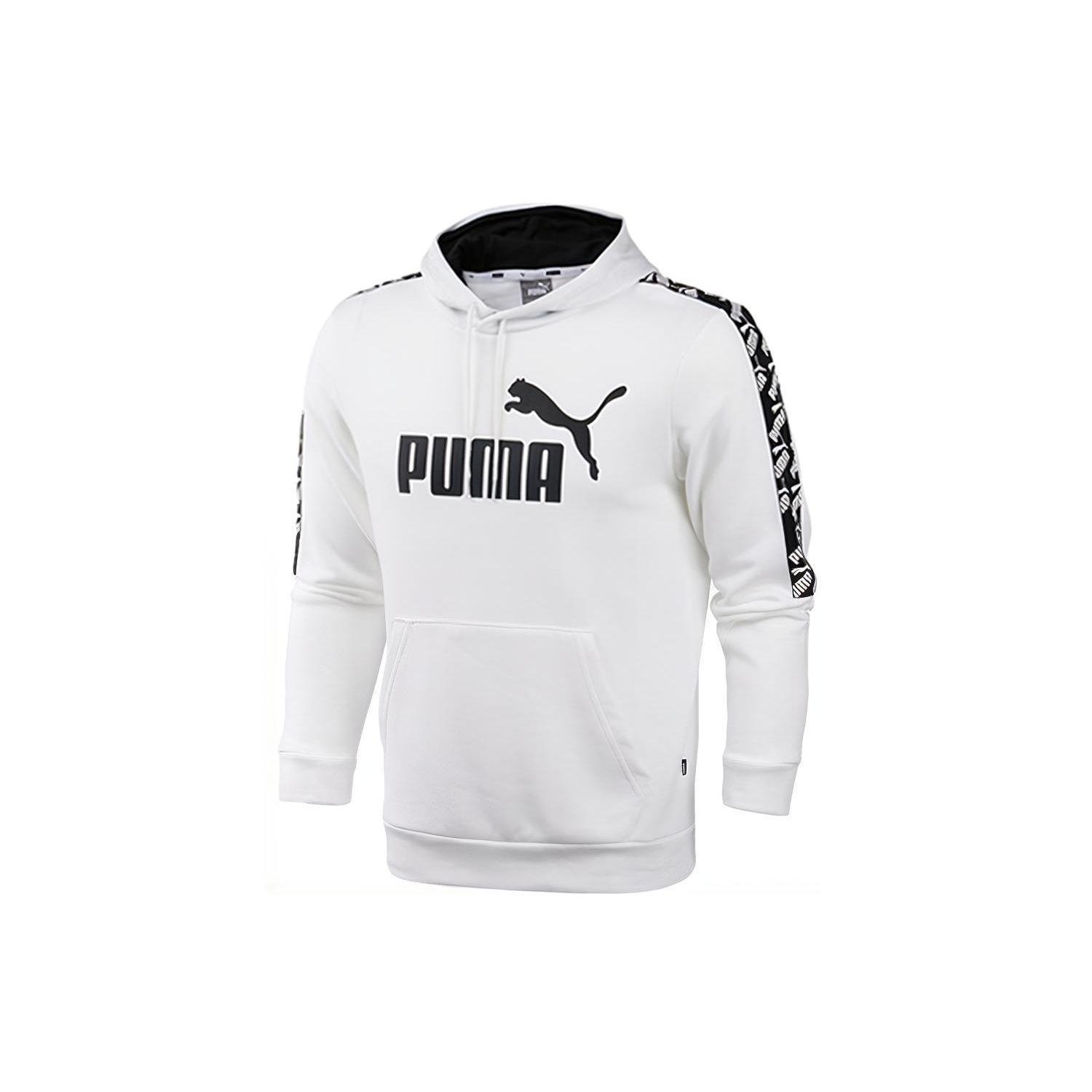 

Puma Logo Hooded Sweatshirt Мужские топы Белый 584128-02 XXL