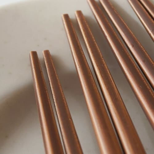 H-0650 Dishwasher-Safe Chopsticks, Set of 4, 23cm, Antibacterial, Made In Japan, Wooden Chopsticks, Stylish, Cute, Scandinavian Style, Perfect for Gue