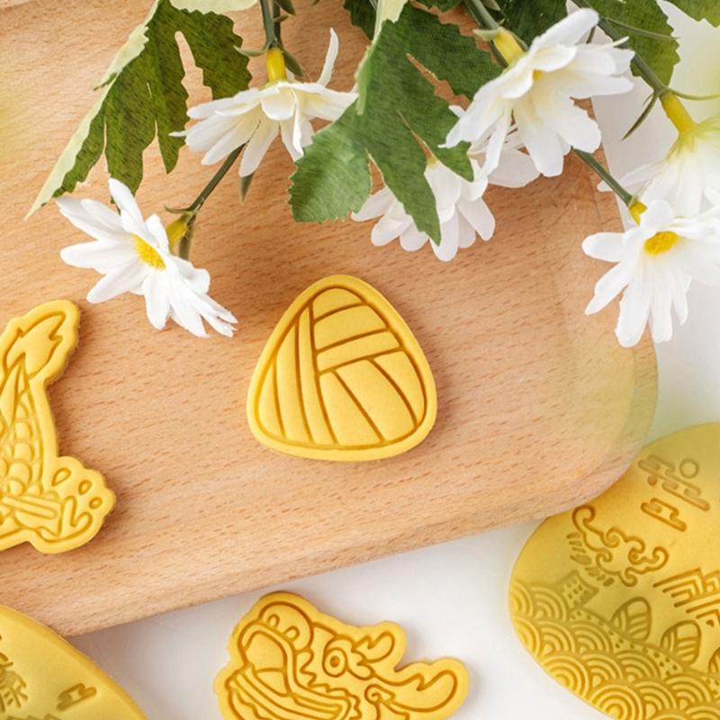 Beautiful Pattern Biscuit Crafting Embosser Funny Dessert Molds Celebration Cookie Stamp Alternative Shape Biscuit Molds