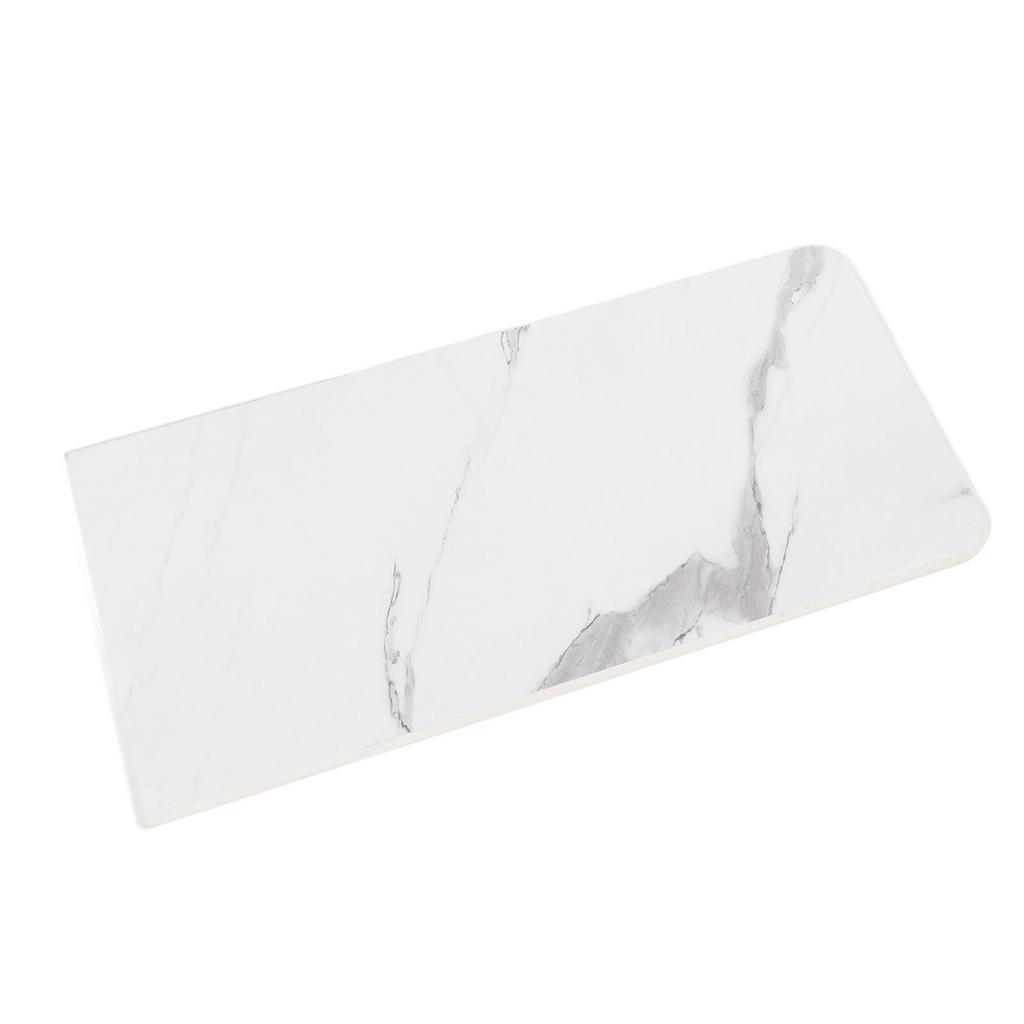 30.7 X 14.2in RV Rectangular Table Top Marbled Texture High Hardness Resin Polymer Dinning Tabletop For RV Yacht