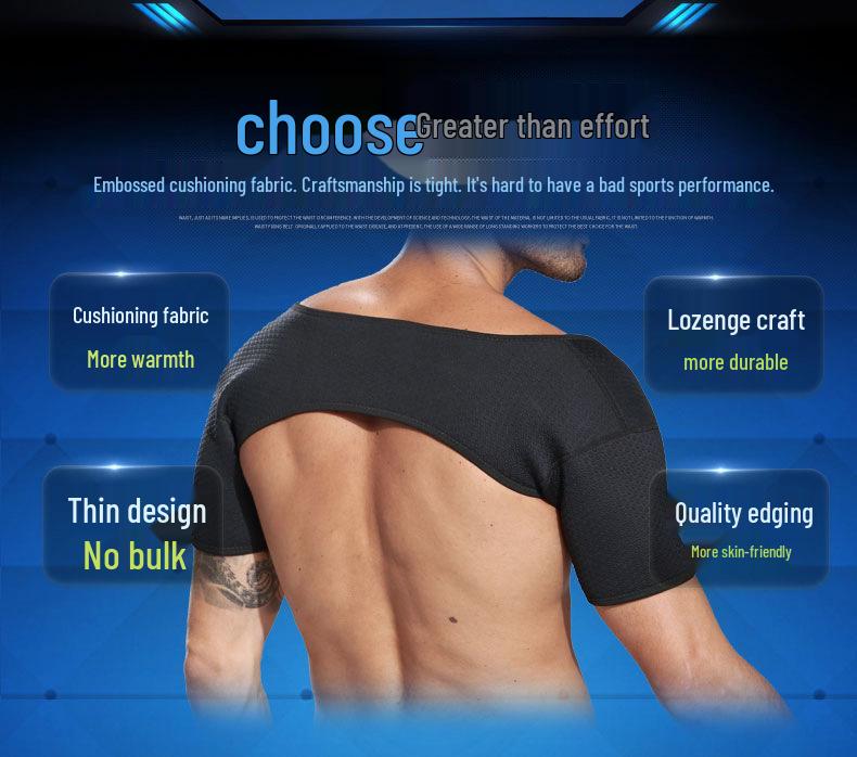 Men's Professional Double Shoulder Support for Sports and Fitness