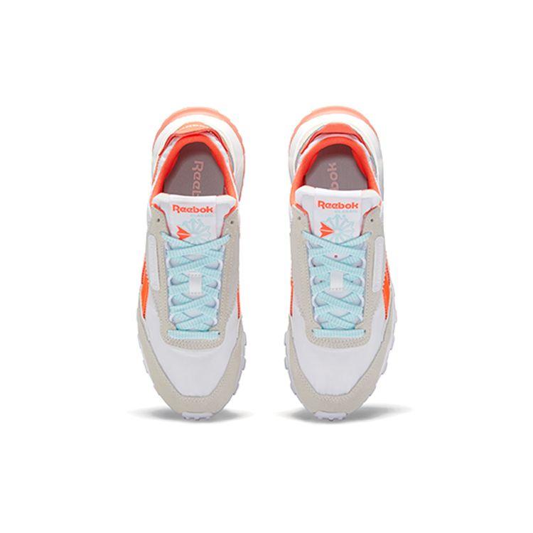 Reebok Classic Leather Legacy Women White Orange Flare Digital Glow FY7435